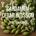 Cardamom Cedar Blossom Type Diffuser Oil