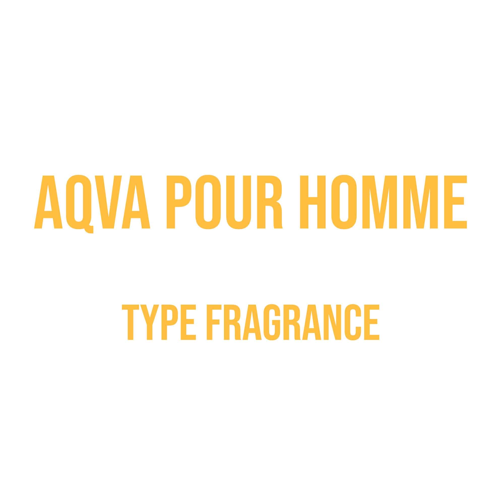 Aqva Pour Homme Type Diffuser Oil