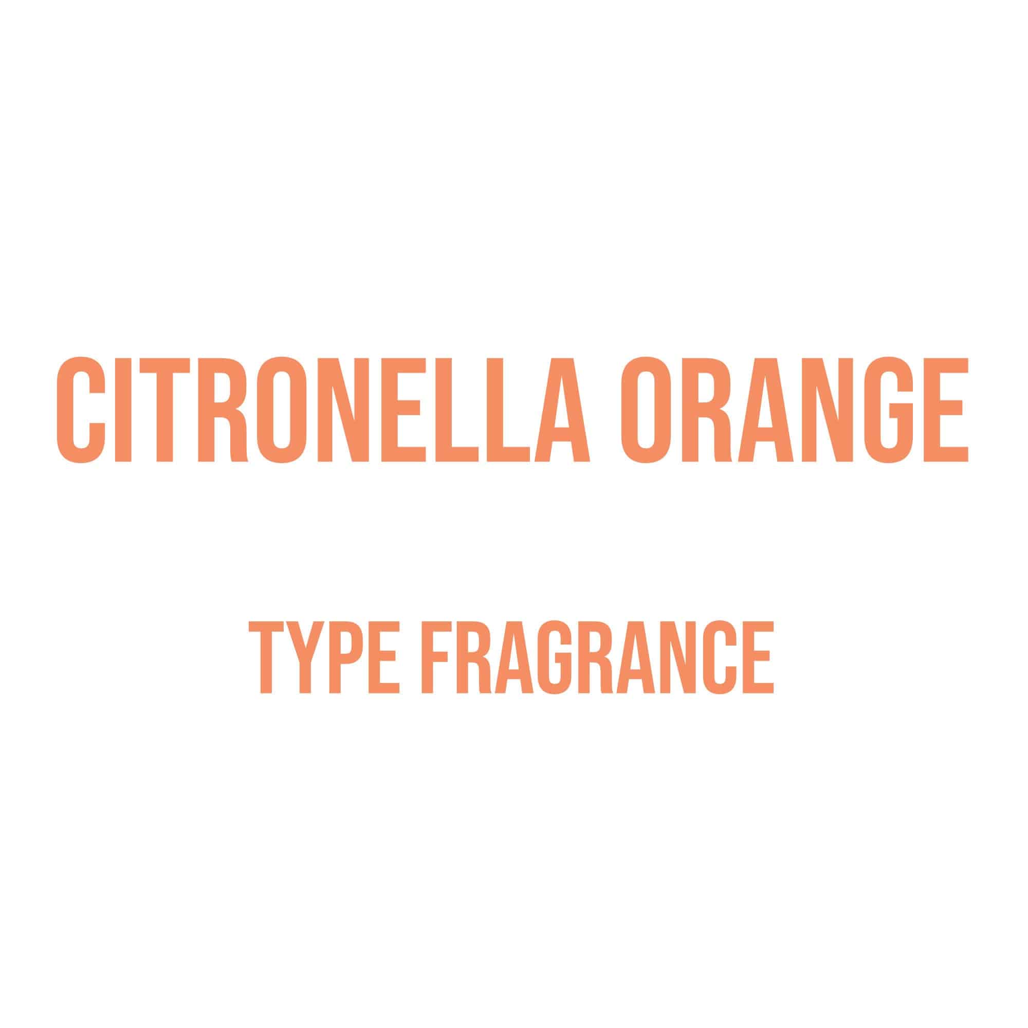 Citronella Orange Type Diffuser Oil