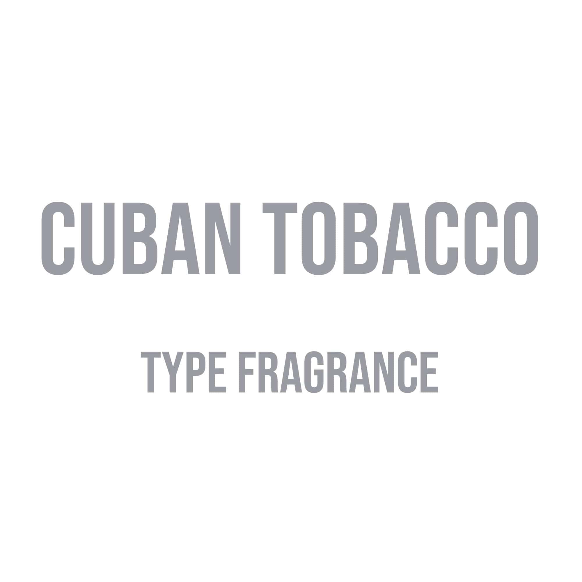 Cuban Tobacco Type Diffuser Oil