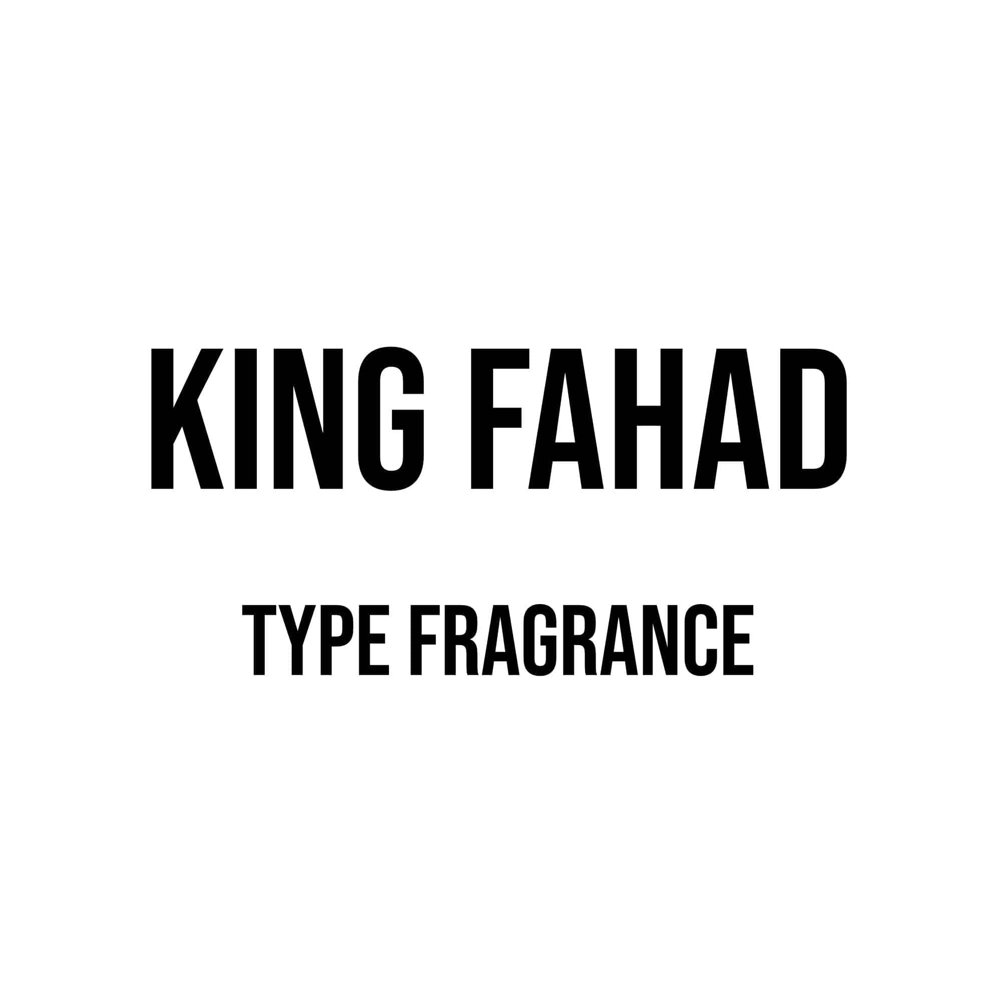 King Fahad Type Diffuser Oil