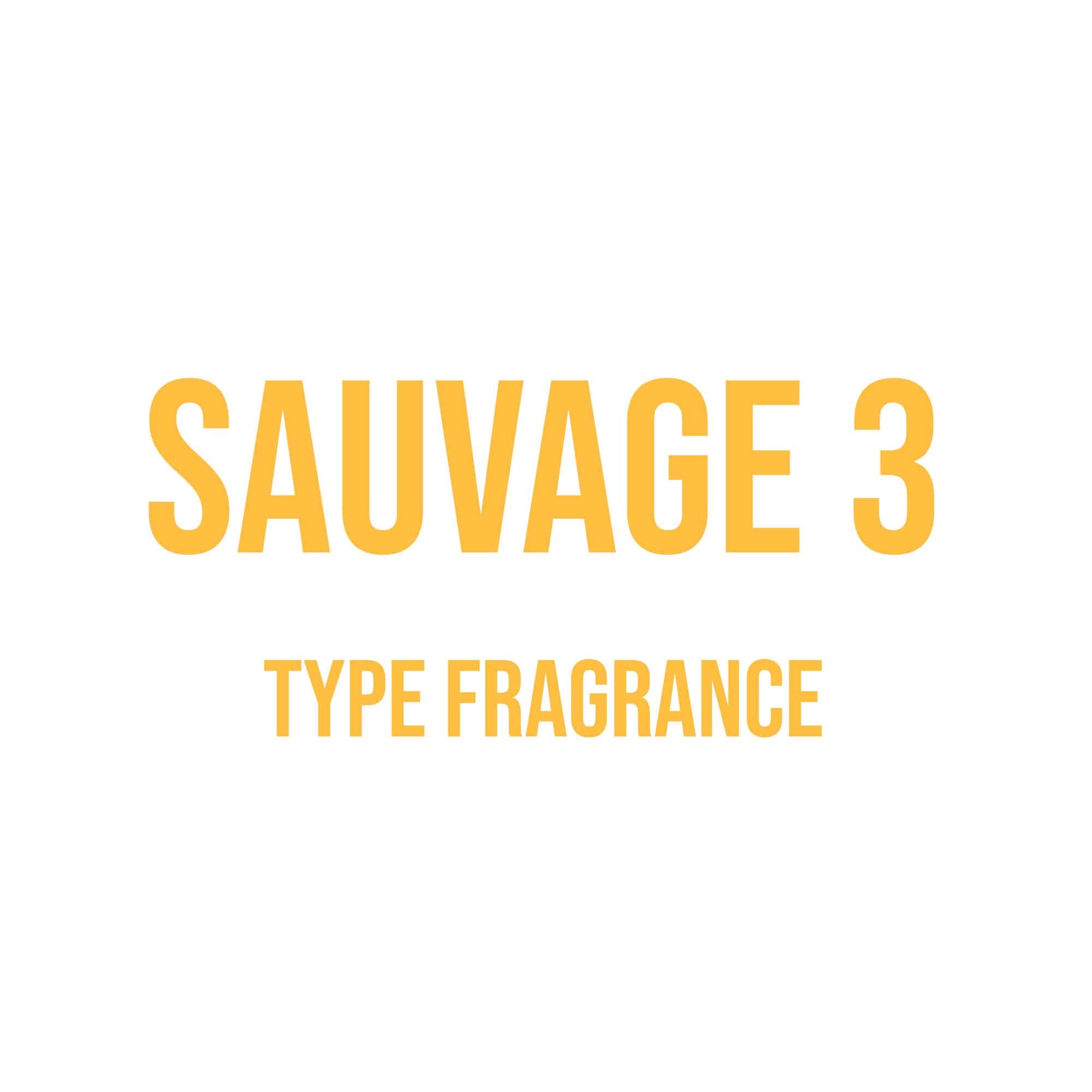 Sauvage 3 Type Diffuser Oil