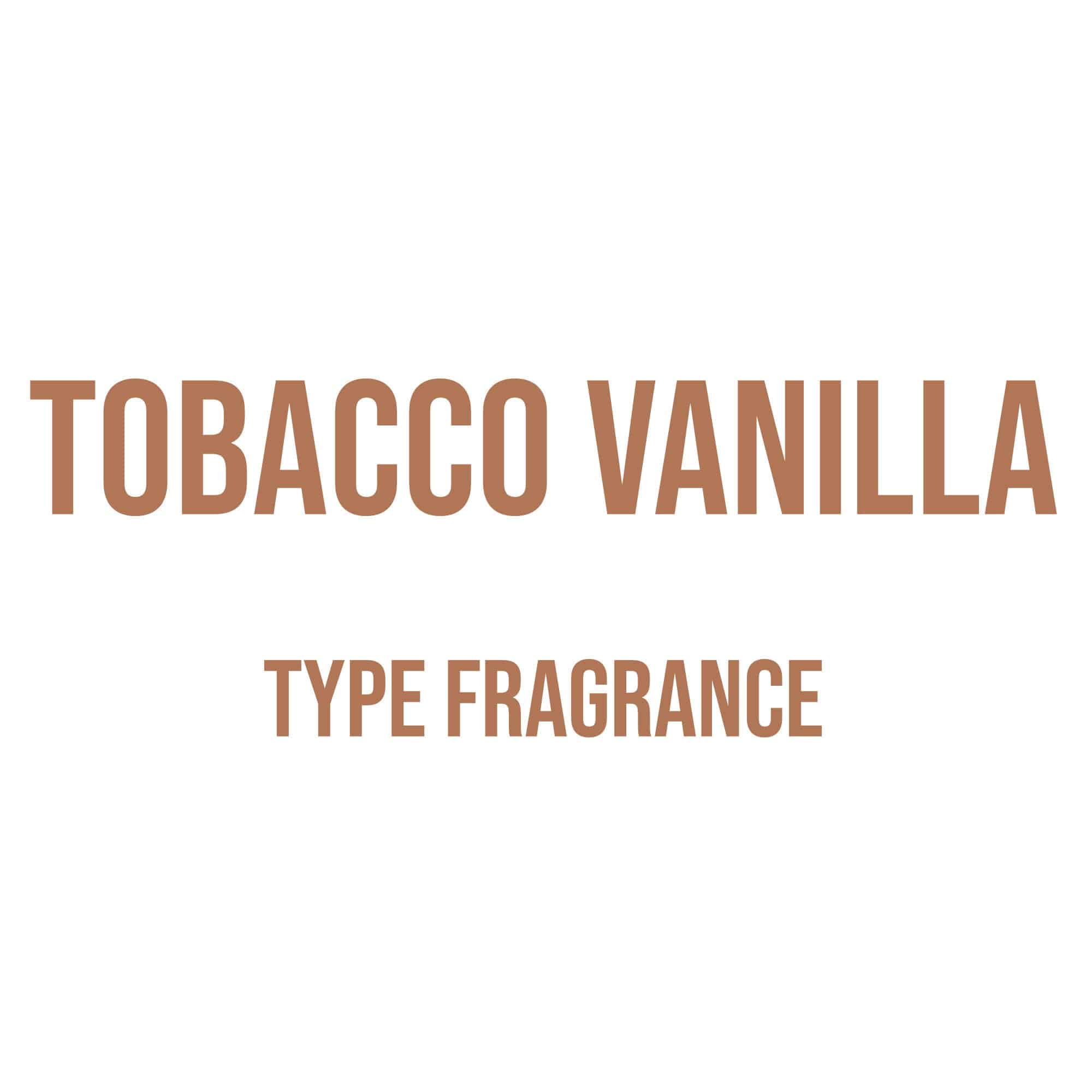 Tobacco Vanilla Type Diffuser Oil